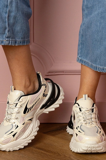 Pieskové dámske tenisky na...