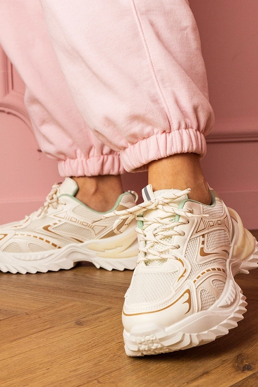 Pieskové dámske tenisky na hrubej... Pieskové dámske tenisky na hrubej...