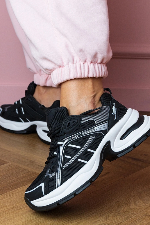 Čierne dámske tenisky na hrubej... Čierne dámske tenisky na hrubej...