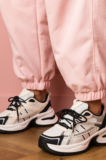 Čierno-biele dámske tenisky...