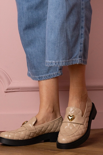 Smotanové dámske mokasíny...