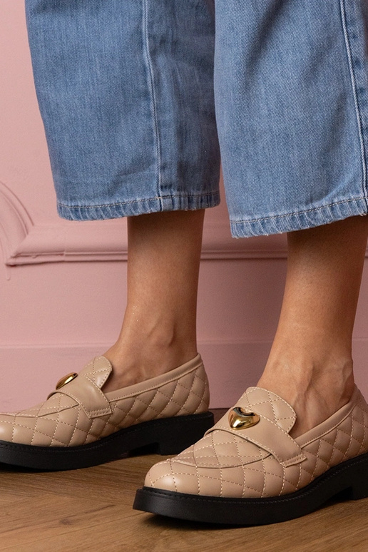 Smotanové dámske mokasíny so... Smotanové dámske mokasíny so...