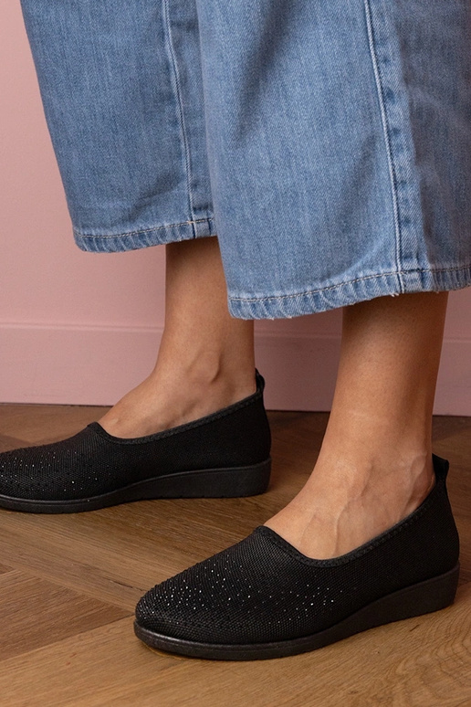 Čierne dámske športové sandále s...