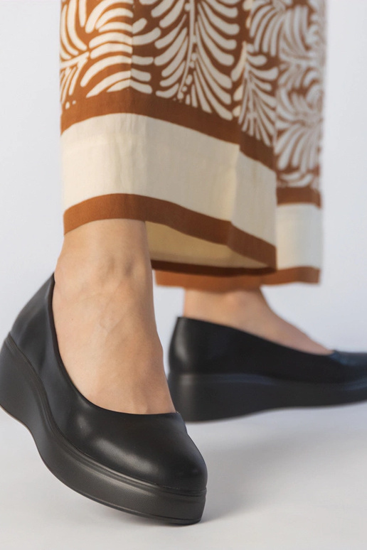 Čierne poltopánky na platforme z...