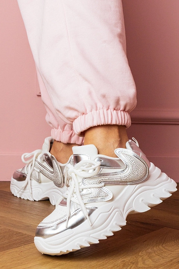 Biele dámske tenisky na...