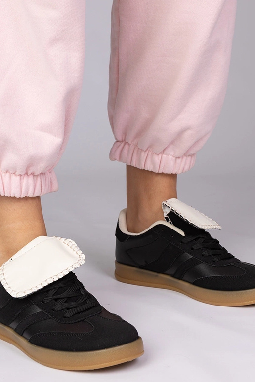 Čierne športové dámske topánky, „Lukka"