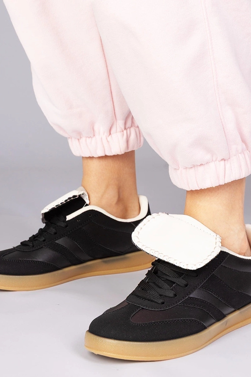 Čierne športové dámske topánky, „Lukka"