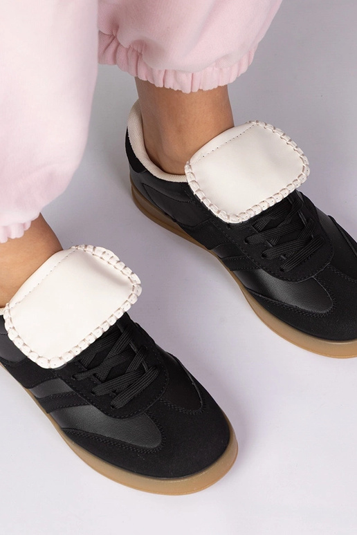 Čierne športové dámske topánky, „Lukka"