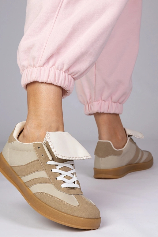 Pieskové športové dámske topánky,...