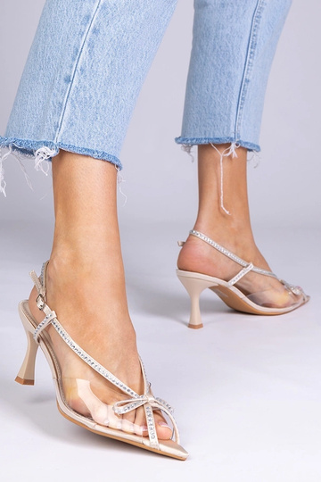 Pieskové priesvitné sandále... 2