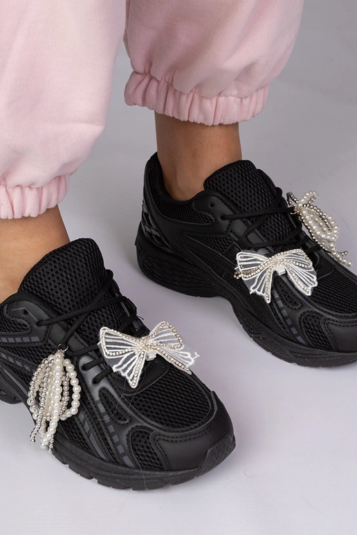 Čierne športové topánky s...