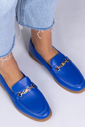 Modré mokasíny so zlatou... 2