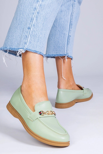 Zelené mokasíny so zlatou... 2