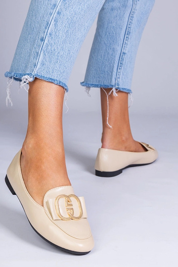 Pieskové dámske mokasíny so... 2