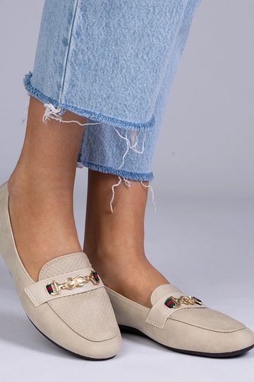 Pieskové matné mokasíny so... 2