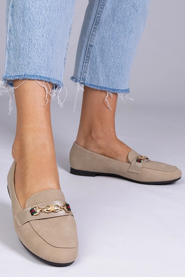 Hnedé matné mokasíny so...