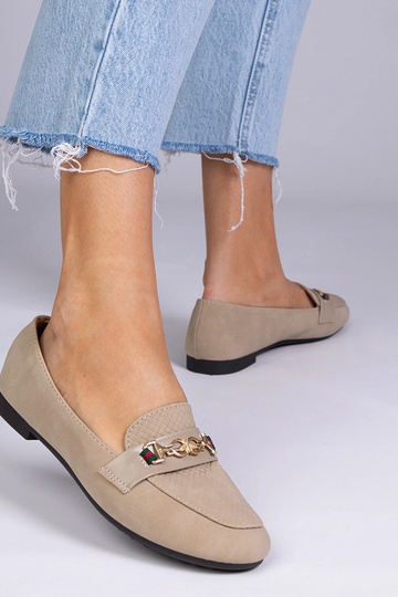 Hnedé matné mokasíny so... 2