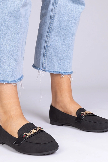 Čierne mokasíny z umelej...