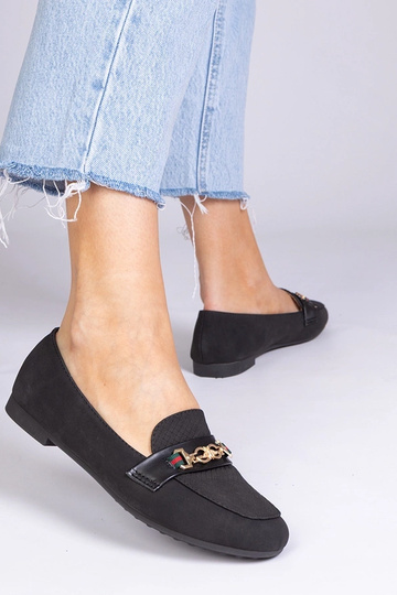 Čierne mokasíny z umelej... 2