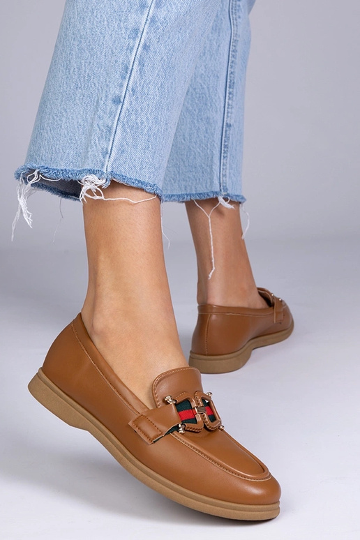 Pieskové mokasíny z umelej kože s...