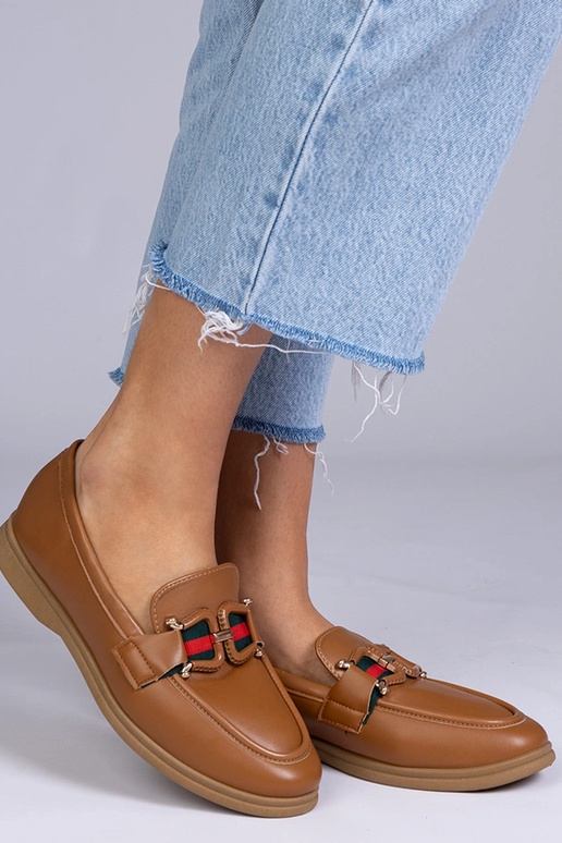 Pieskové mokasíny z umelej kože s...