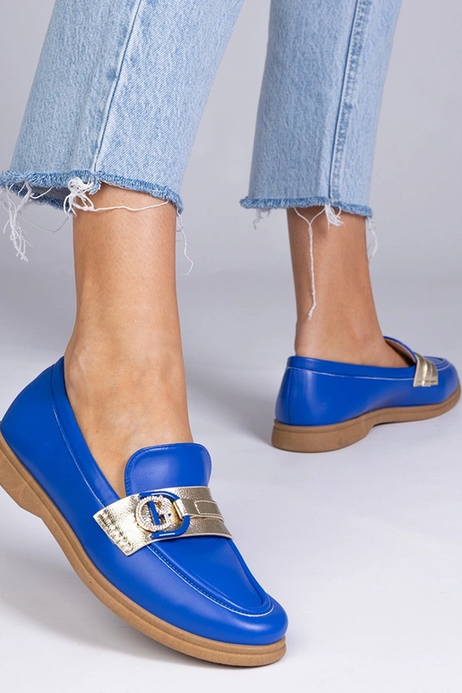 Pieskové mokasíny z umelej kože s...