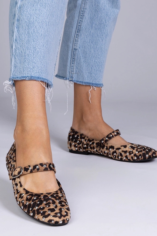 Mokasíny s panterským vzorom a...
