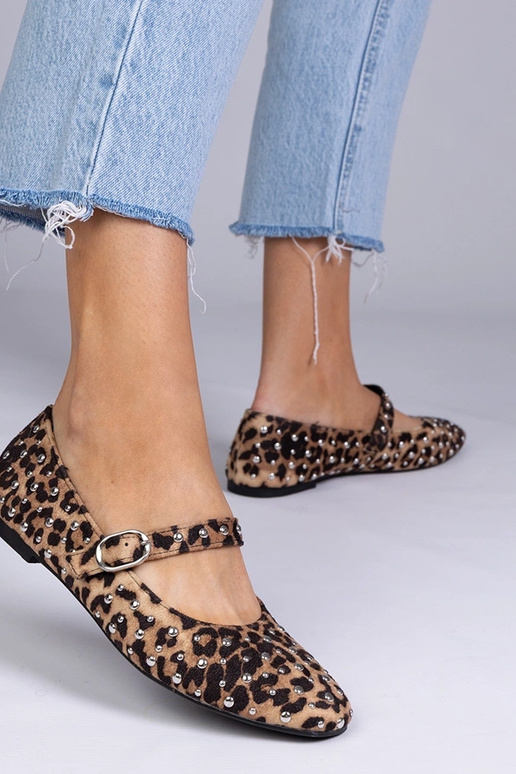 Mokasíny s panterským vzorom a...