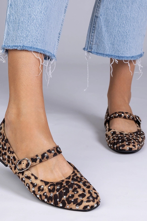 Mokasíny s panterským vzorom a...