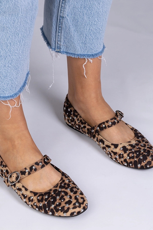 Mokasíny s panterským vzorom a...