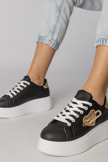 Čierne športové topánky s...