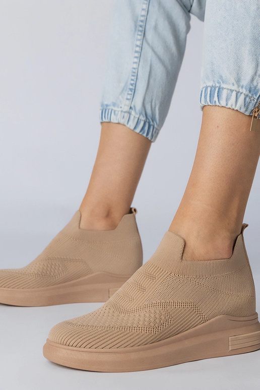 Hnedé nazúvacie topánky, „Merinsa"