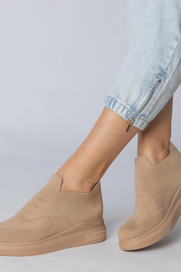 Hnedé nazúvacie topánky,... 2