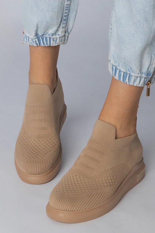 Hnedé nazúvacie topánky, „Merinsa"