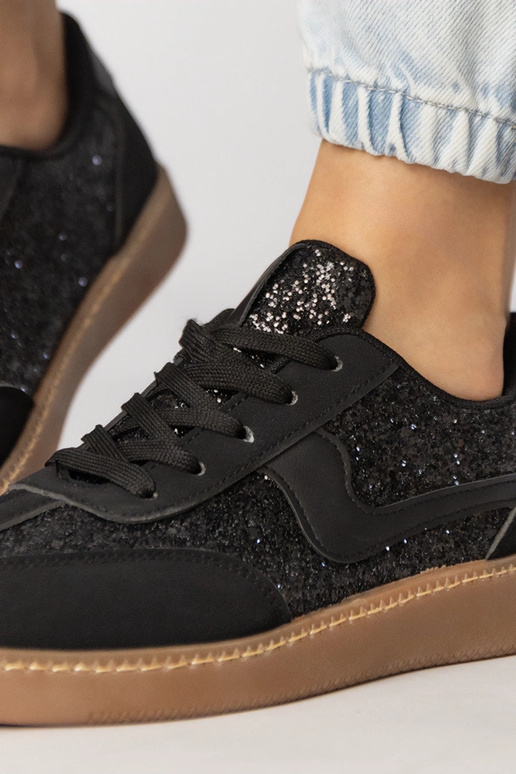 Čierne dámske športové topánky so...