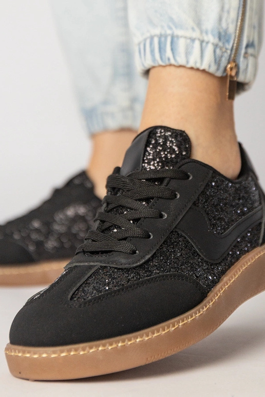 Čierne dámske športové topánky so...