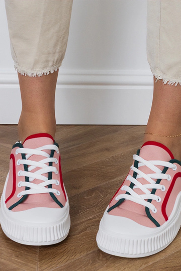 Ružové dámske topánky na...