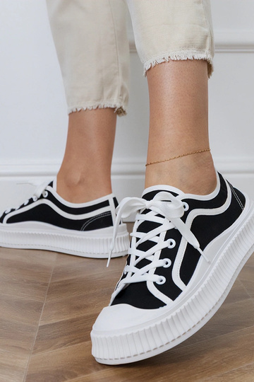 Čierne dámske topánky na... 2