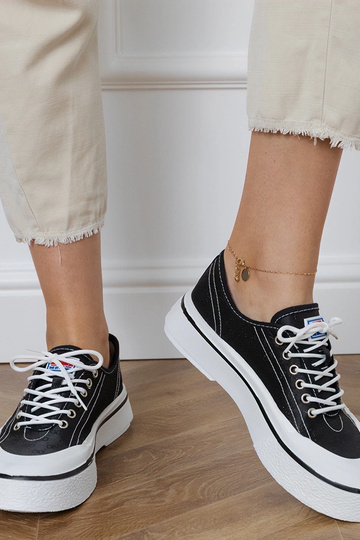 Čierne dámske topánky na... 2