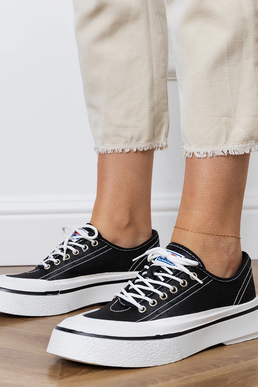 Čierne dámske topánky na platforme,...