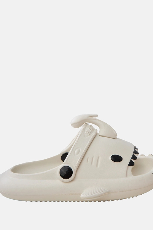 Biele detské šľapky s motívom...