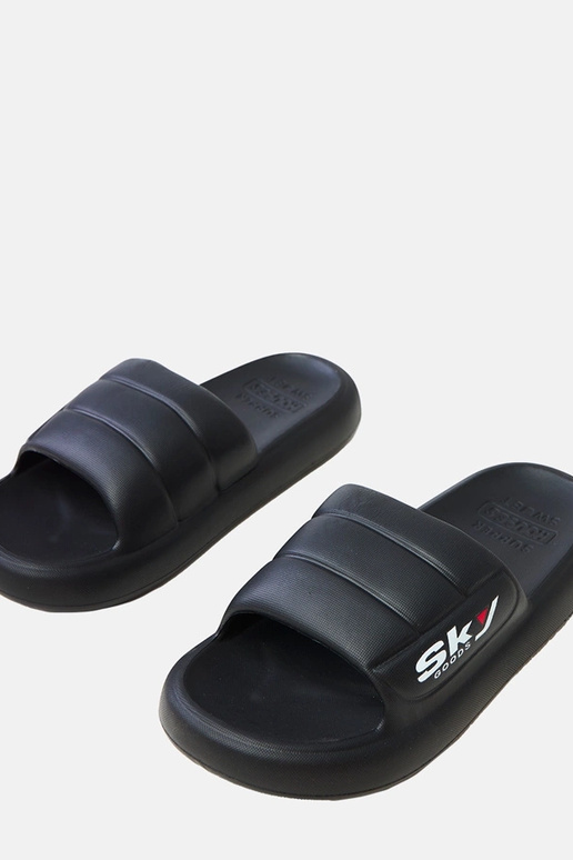 Čierne pánske gumové šľapky Torwald