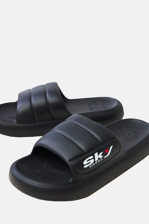 Čierne pánske gumové šľapky Torwald