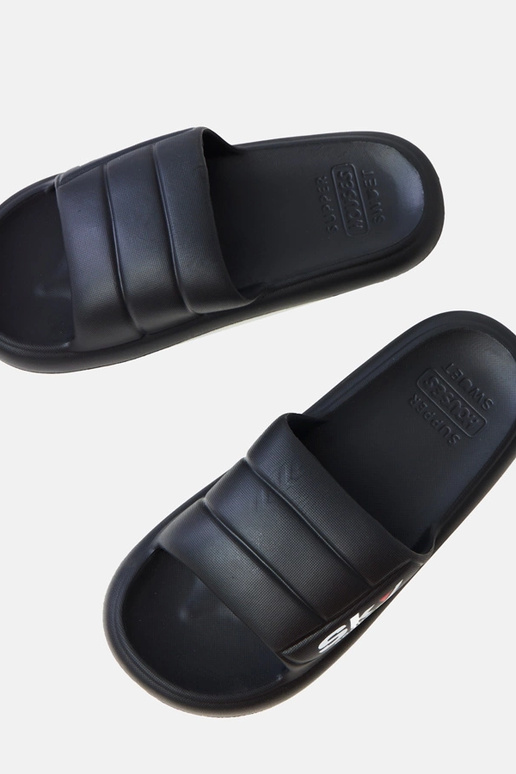 Čierne pánske gumové šľapky Torwald