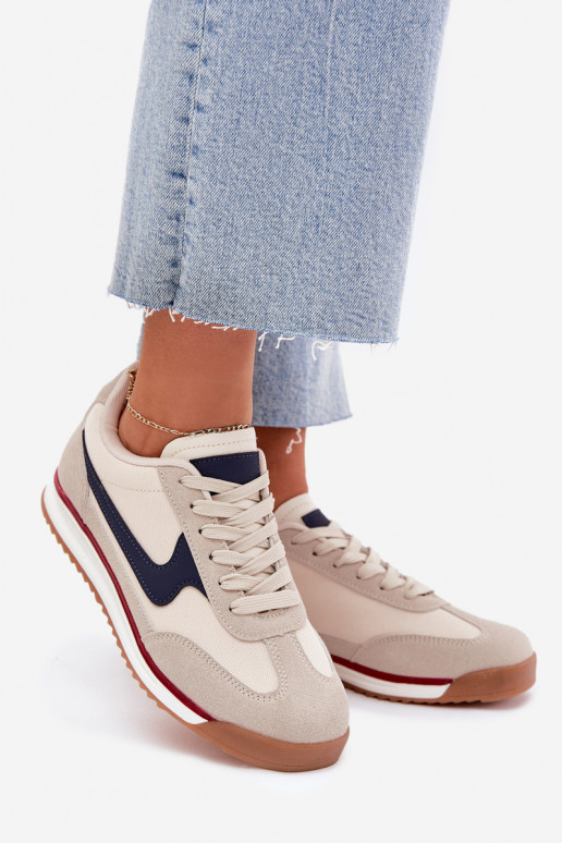 tenisky Tenisky model obuvi Dámske béžová Zerina