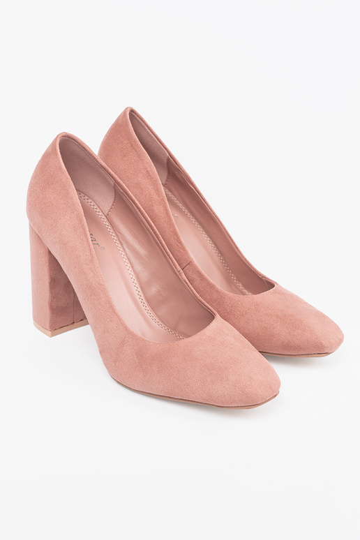 Semišové lodičky na vysokom podpätku