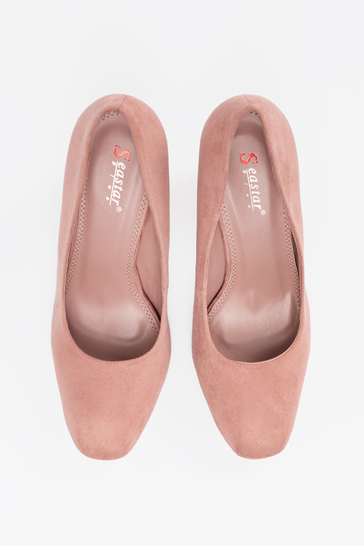 Semišové lodičky na vysokom podpätku