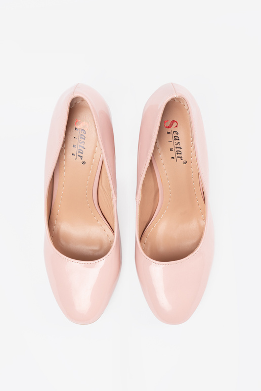 Ružové lakované lodičky