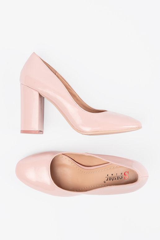 Ružové lakované lodičky