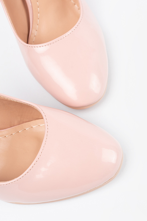 Ružové lakované lodičky